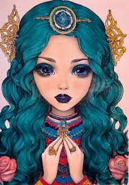 Crystal paintbrushes for acrylic, oil, watercolor paint