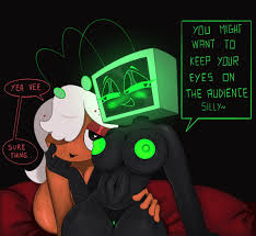 dandys world, vee (dandys world), stregaz173341, 2girls, 4th wall  breaking - Rule 34 XYZ