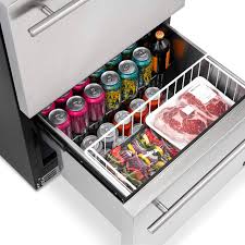 If there are any smears. Outdoor 24 Built In Dual Drawer Wine And Beverage Fridge Newair Newair