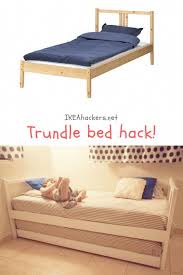 trundle bed hack means more space for activities ikea hackers trundle bed frame trundle bed plans trundle bed