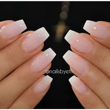The scientific fact is that acrylic nails do not damage your natural nails. Natural Acrylic Nails Liked On Polyvore Featuring Beauty Products Nail Care And Nail Treatments Classy Acrylic Nails Natural Acrylic Nails Prom Nails