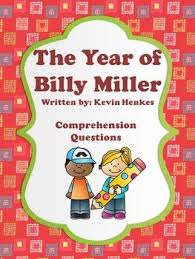 The Year Of Billy Miller Comprehension Questions Open Ended Higher Level Thinking Reading Writing Comprehension Questions This Or That Questions Comprehension
