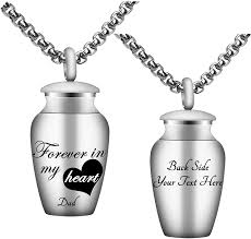See more ideas about pet ashes, ashes jewelry, pet cremation. Amazon Com Fanery Sue Personalized Cremation Urn Necklace For Human Pet Ashes Customizable Engraved Keepsake Memorial Jewelry Forever In My Heart Customizable Jewelry