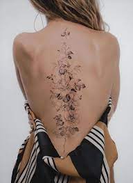19 Tattoo For Women Flower Unique Spine Tattoos For Women Tattoos Back Tattoo Women