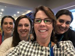 Saint Louis University Faculty Member, Dr. Kim Levenhagen and SLU Alumnae, Maggie  Watson, Julie Miller, and Allie Usher (all Class of 2015) represent the SLU  Program in Physical Therapy at the American