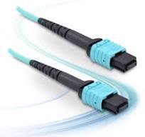 SPEEDWOLF 1M / 3.3FT 12 Fibers Type B OM3 MPO - MPO Patch Cord Cable  Female/Female LSZH FTTH MPO to MPO Optical Fiber PatchCord Jumper for 10G  QSFP+ ...