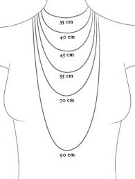 necklace and bracelet size charts arlizi jewelry webshop