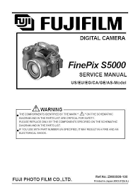 Fuji Finepix S5000 Digital Camera Service Repair Manual Finepix Digital Camera Fuji Finepix