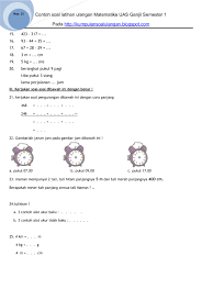 Sebuah bak penampungan air berbentuk kubus mempunyai panjang rusuk 85 cm. Soal Matematika Ulum Uas Ganjil Kelas 2 Flip Ebook Pages 1 2 Anyflip Anyflip