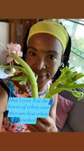 Don’t ever use the leaves of your celery they are toxic! They are ok for  cooking only toxic when raw