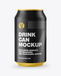Download Matte Drink Can Mockup In Can Mockups On Yellow Images Object Mockups PSD Mockup Templates