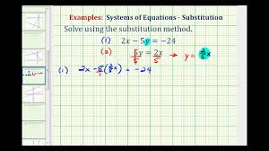 Algebraic Methods For Solving Systems Beginning Algebra