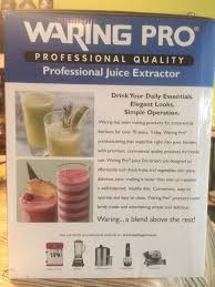 The waring pro juicer jex450 offers a solidly build and dependable juicing machine without the fear of overheating that is a problem with some juicers. Waring Pro Professional Juice Extractor 1798444743