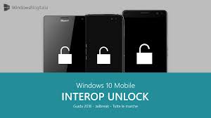 We spoke with him during the launch in new york city and he exp. Guida Interop Unlock Windows 10 Mobile Di Tutte Le Marche 2018