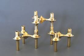 Candle holders & lanterns (321). Bmf Nagel Gold Plated Candleholders German Mid Century Candle Etsy Candle Holders Modern Candleholders Decor Interior Design