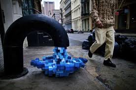 Pixel Pour By Kelly Goeler Street Art Street Art Graffiti Public Art