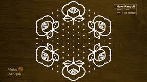 Scopri ricette, idee per la casa, consigli di stile e altre idee da provare. Rose Flower Kolam With 15x8 Dots Pongal Kolam Sankranthi Muggulu Youtube