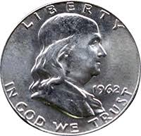 1962 ben franklin half dollar value cointrackers