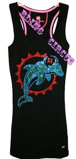 Miami Dolphins Bling Sparkle Tank Top Jersey By Blingcircus 39 99 Miami Dolphins Game Miami Dolphins Miami Dolphins Cheerleaders