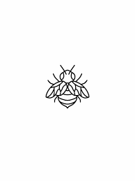 Little Bee Tattoo Flash Design Unique Small Tattoo Bee Tattoo Body Tattoo Design
