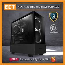 Nzxt h510 elite case review: Nzxt H510 Elite Rgb Premium Atx Mid Tower Tempered Glass Lighting Gaming Computer Chassis Case Casing