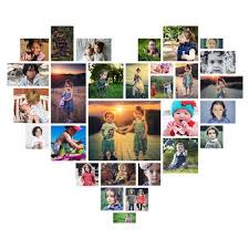 Picture Editing Heart Shaped Photoshop Collage Template Free Heart Shaped Photo Collage Photo Collage Design Photo Collage Diy