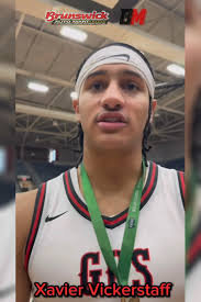 Glenville Tarblooders Xavier Vickerstaff & Lorenzo Staley after their 50-40  D4 Regional Final win over Warrensville Hts. Brought to you by Brunswick  Auto Mart.