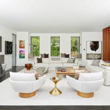 Cushions and cozy throws in soft blue and gray hues lend themselves to a living room that makes you say ahhh. White Sofa Living Room Houzz