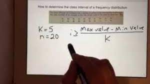 Therefore the modal class interval is 75kg up to 95kg. How To Determine The Class Interval Of A Frequency Distribution Youtube