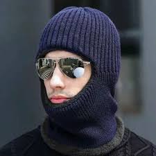 Touca Ninja Balaclava Termica Touca Gorro Unissex Quente Para O Frio E  Inverno Flanelada Feminino Masculino Lã Forrada