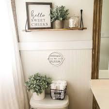This over the toilet storage solution gives you additional storage space in what is often unused space. The Top 96 Over The Toilet Storage Ideas