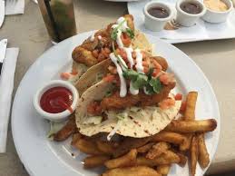 Seafood night (stop by for the finest fish tacos in rehoboth beach, or try some classic spanish seafood paella. Fish Tacos Picture Of The Boathouse Restaurant White Rock Tripadvisor