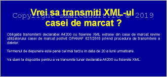 Casa de marcat declaratie 4200. Vrei Sa Transmiti Xml Ul Casei De Marcat Firma De Contabilitate Smart Audit Solutions S R L