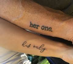 Meaningful couple tattoos that tell a story. 18 Stunning Small Tattoos For Couples Truly In Love Tiny Tattoo Inc