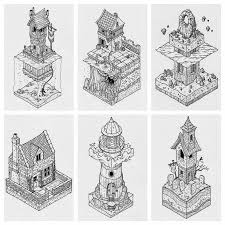 I Really Can T Get Enough Of These Penandink Isometric Drawings By Rob Turpin Thisnorthernboy Whic Isometric Art Isometric Drawing Isometric Illustration