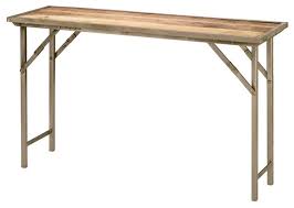 Product title serpentine folding tray tables with stand, set of 4,. Campaign Console Table Industrial Console Tables By Hedgeapple