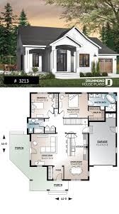 The first known example of a ranch style house plan was built in san diego in the 1930s, combining the informality of a bungalow. Large Master Suite Ranch Style Bungalow Kitchen Island Laundry On Main Floor Front And Side Covered Porch Wh Sims House Plans New House Plans Cottage Plan