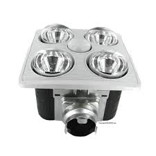Bathroom Heater Fans With Infrared Heat Lamps Ceiling Mounted