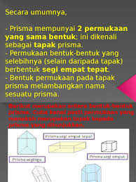 Bangun ruang prisma segitiga, definisi, macam, rumus volume, luas dan contoh soal. Prisma Tahun 3 Pdf