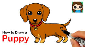 Plunge into the sea world together with the little mermaid ariel, plunge into the pink fairy tale together with the beauty barbie, touch magic together with tinkerbell. How To Draw A Dachshund Puppy Dog Easy Youtube
