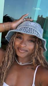 Simone Biles Is Serving Style and Smiles 😍💙✨ Rocking a Blue Chanel Hat  Like a True Fashion Queen! 👑📸 #TeamUSA #SimoneBiles #usagymnastics  #gymnastics #gymnasticslife #womensgymnastics #fashion #chanel