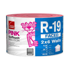 Owens Corning R 19 Ecotouch Pink Kraft Faced Fiberglass Insulation Continuous Roll 15 In X 39 2 Ft Rf4 Fiberglass Insulation Roll Insulation Faced Insulation