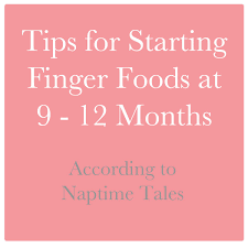 stepping up solids finger foods for your 9 12 month old