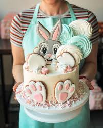Takoj Milashka Zatesalsya Mezhdu Kulichej Zatesalsya Kulichejx1f430 Mezhdu Milashka Takoj Baby Birthday Cakes Easter Cakes Rabbit Cake