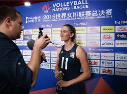 Indoor volleyball team at the 2020 summer olympic games in tokyo. Worldofvolley Usa W Drews Named Usa S Best Player In 2019