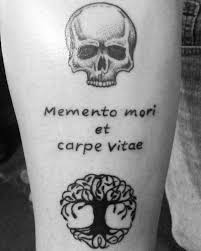 Tattoo Memento Mori Et Carpe Vitae Memento Mori Tattoo Momento Mori Tattoo Tattoos