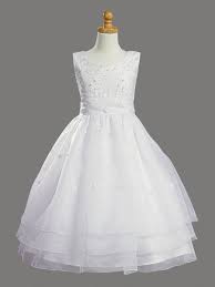 Childhood Way Boutique Girls Communion Dress First Communion Dresses Lito Communio Tea Length Flower Girl Dress Girls Communion Dresses Flower Girl Dresses