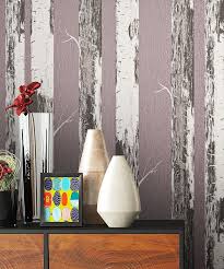 Schlafzimmer in lila weiss einrichten rauch packs burano. Newroom Vliestapete Blumentapete Lila Weiss Wallpaper Floral Blumen Tapete Birke Pflanzen Wohnzimmer Schlafzimmer Buro Flur Online Kaufen Otto