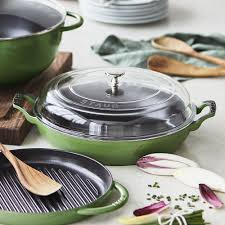 Staub Heritage All Day Pan With Domed Glass Lid 3 5 Qt Sur La Table Cookware Sale Modern Pots And Pans Stir Fry Recipes Healthy