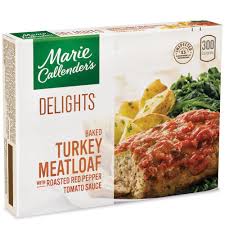Roasted garlic chicken weighs in with 17 grams of fat per serving! Marie Callenders Delights Frozen Dinner Baked Turkey Meat Loaf With Roasted Red Pepper Tomato Sauce 11 1 Ounce Walmart Com Walmart Com